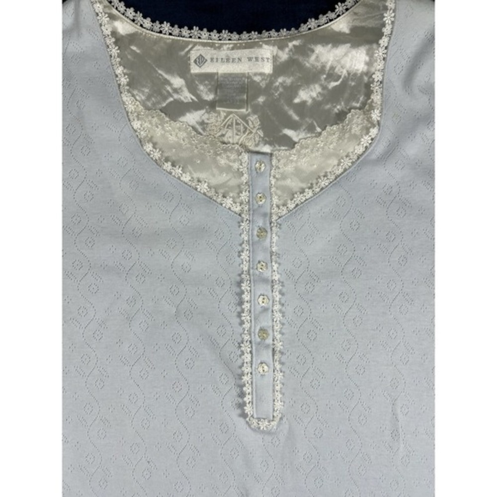 Eileen West Nightgown Size Large Cotton - Picture 6 of 13